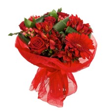 Radiantly Rouge Bouquet