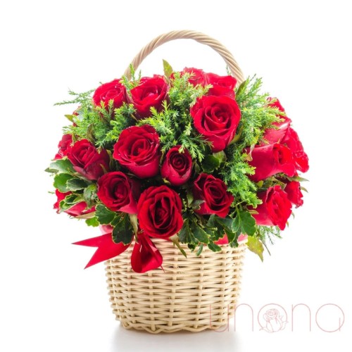 Romantic Flower Basket