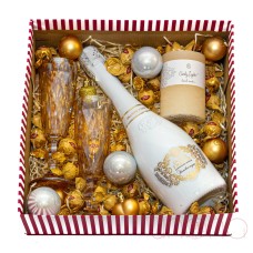 Snow and Gold Gift Box