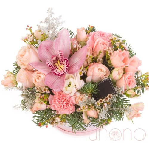 Snowy Chiffon Bouquet
