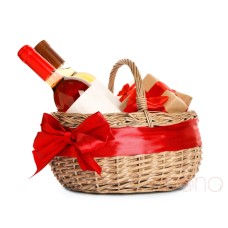 Wine and Chocolates Gift Basket