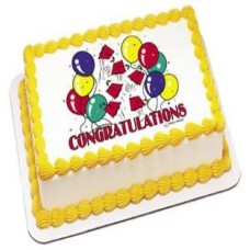 Congratulations Photo Cake (1 Kg)