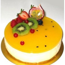 Fruit Glazed Fresh Fruit Cake