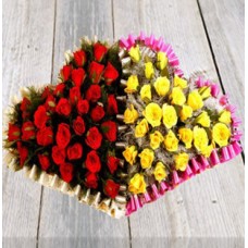 Heart To Heart Flower Arrangement
