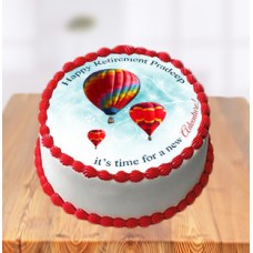 Retirement Photo Cake (1 Kg Photo Cake)