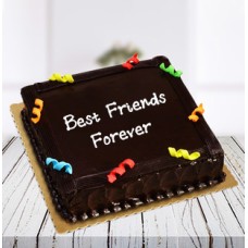Friendship Day Cake Truffle Square (1 Kg Chocolate Truffle)
