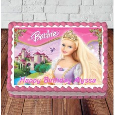 Barbie Birthday Cake (1 Kg Strawberry Cake)