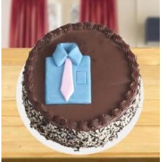 Chocolate Photo Cake For Dad (1 Kg)