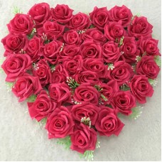 Valentine Red Roses Heart