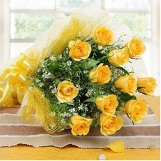 Yellow Roses Bouquet (24 Roses)