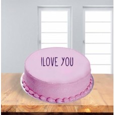 Valentine Strawberry Cake (1 Kg Cake)