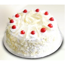 Valentine White Forest Cake (1 Kg Cake)