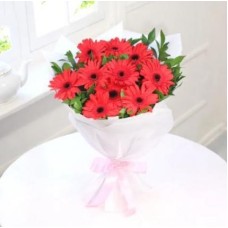 Red Gerbera Bouquet (18 Red Gerbera)