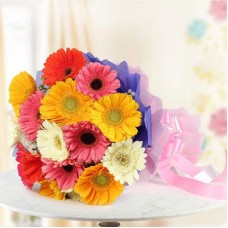 Lovely Mixed Gerbera Bouquet (24 Flower)