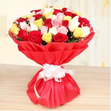 Mixed Roses Bouquet Large (50 Mix Roses Bouquet)