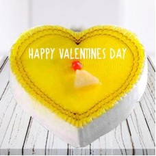 Happy Valentines Day Pineapple Cake