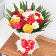 Lovely Mixed Flowers Bouquet (12 Mixed Flowers)