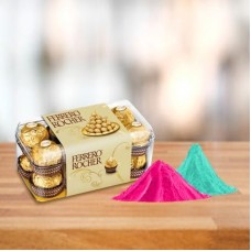 Ferrero Rocher Chocolate Box With Free Gulal