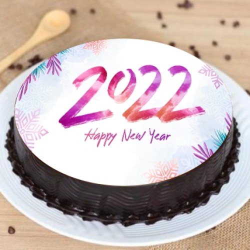 Happy New Year Delicious Cake (Cake 1 Kg)