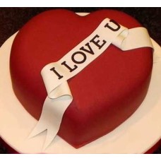 I Love You Valentine Cake
