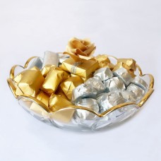 Cocolis Chocolate - Round Glass Plate S - 80Pcs/ 800G