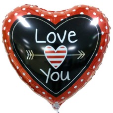 I Love You Foil Balloon 2 (Medium)