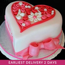 Valentine Heart Cake
