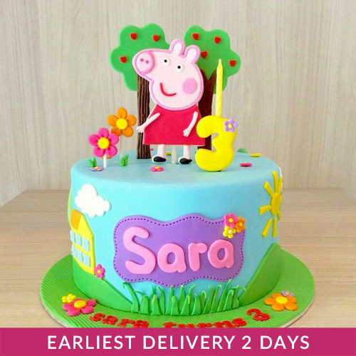 Peppa Pig Birthday Cake