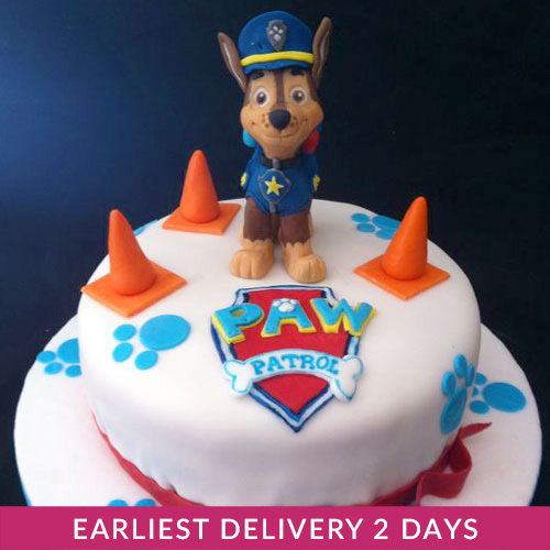 Chase Paw Patrol Birthday Cake