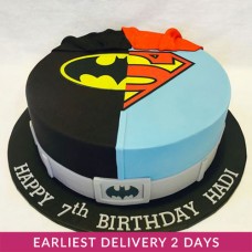 Batman Vs Superman Cake