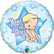 It'S A Boy Foil Balloon