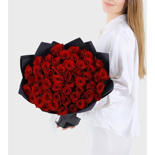 My Habibti Bouquet (50 Premium Blooms)