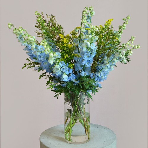 Serene Sky Vase Arrangement
