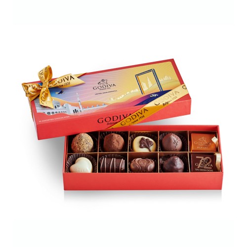 Godiva Heritage Gift Box - 10 Pcs