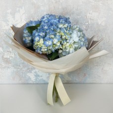 Blue Hydrangea Bouquet (Deluxe)