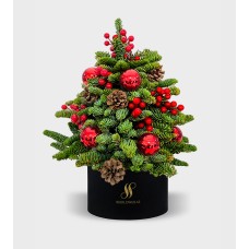 Merry Berry Tree Round box