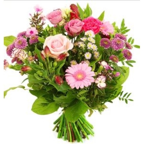 Seasonal bouquet of pink tones (Seasonal bouquet pink shades XL)