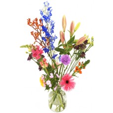 Plucked Fur Incl. Milk Can Vase (Large)