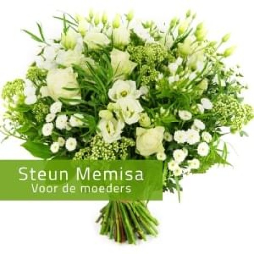 Bouquet Sunny White Mixed (To Memisa € 1.00) Larger