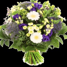 Bouquet Of Blue Purple White (Large)