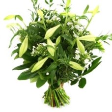Beauty Of White Lily's Flowers (Large)