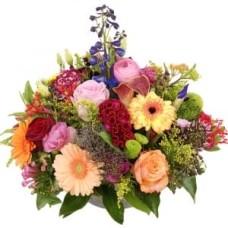 Flower Arrangement Approx. 25 Cm Biedermeier Fur (Large)