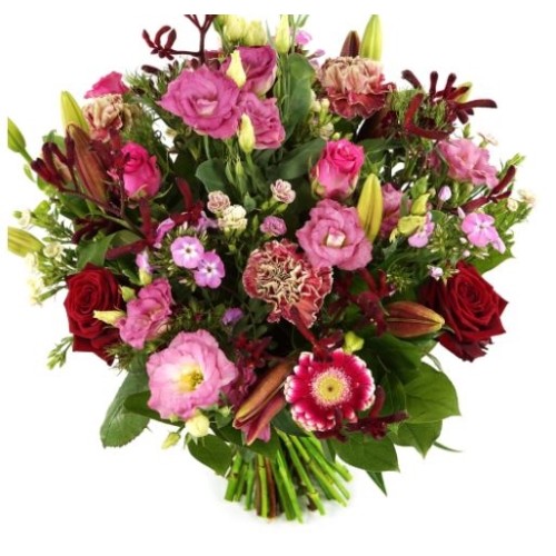 Bouquet Romance Red And Pink Tones (Bigger)