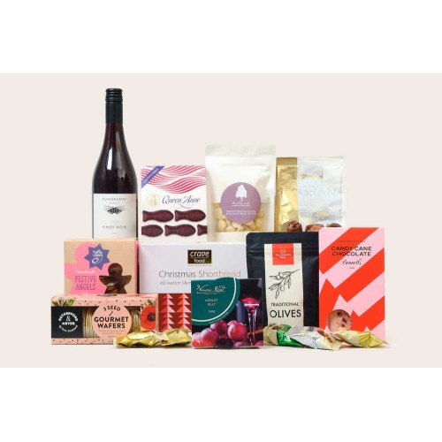 Large Celebration Gift Box & Red Wine