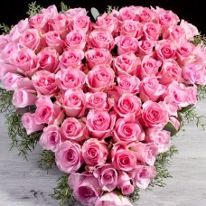 Pink Heart For Funeral (Large)