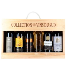 South of France Collection - Wooden Gift Box of 6 x half bottles