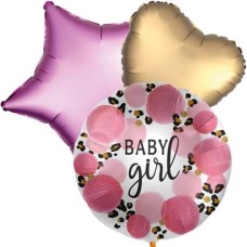 Balloonbouqet baby girl
