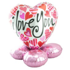 Balloon gift i love you many hearst
