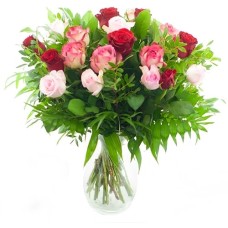 Bouquet of red and pink roses (Standard (S))