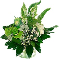 Sympathy bouquet white bouquet grouped (Extra large (XL))